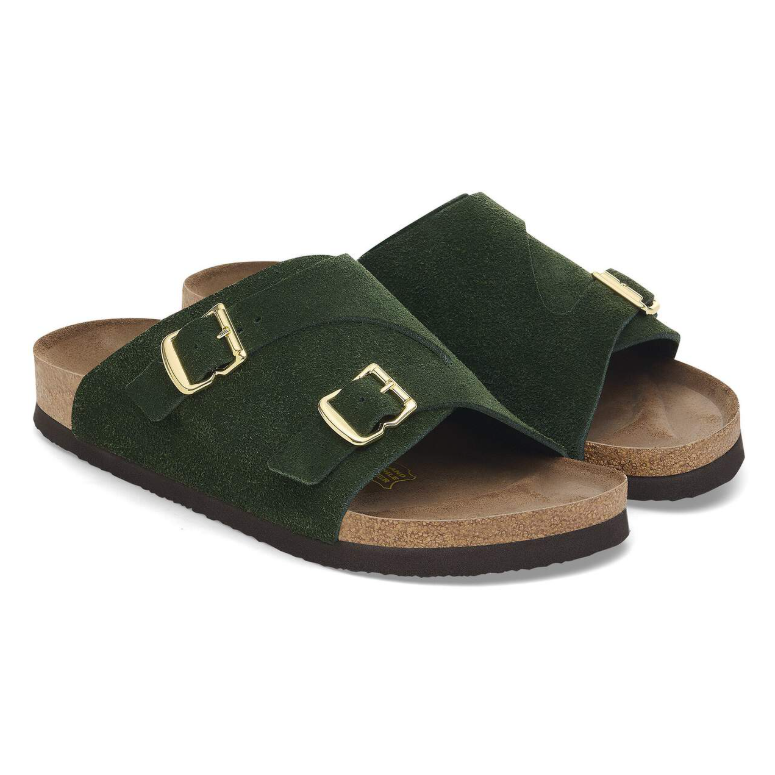 Birkenstock Zürich 1964 Suede Leather Dark Green Regular