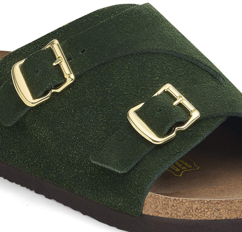 Birkenstock Zürich 1964 Suede Leather Dark Green Regular