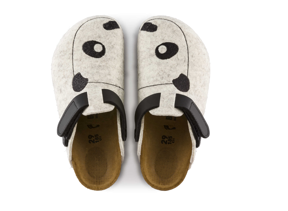 Birkenstock Zimba Kids FE Wool Felt Panda Beige Regular
