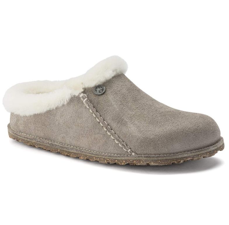 Birkenstock Zermatt Premium Suede Leather Stone Coin Narrow