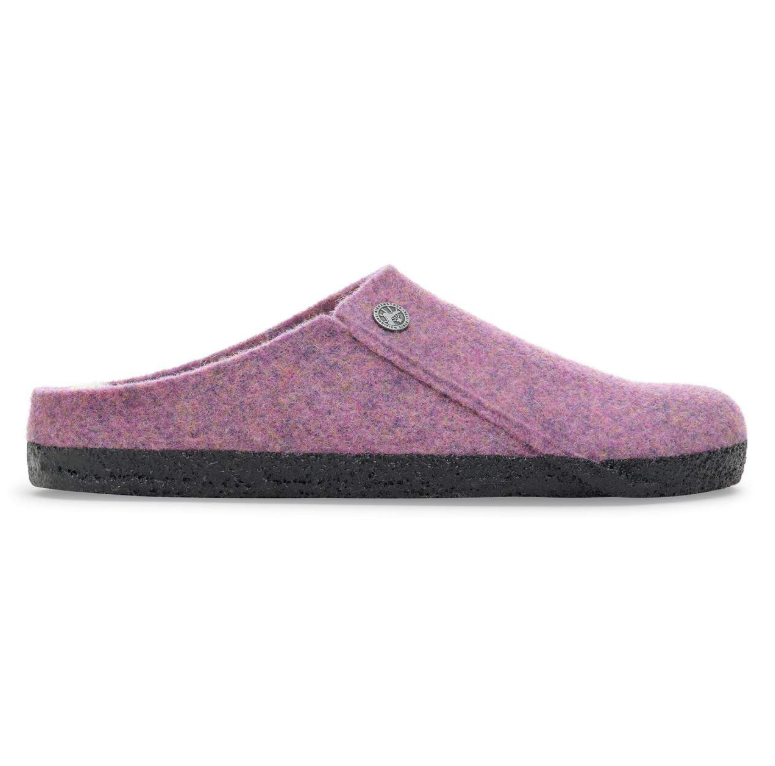Birkenstock Zermatt Shearling Felt Mauve Melange Narrow