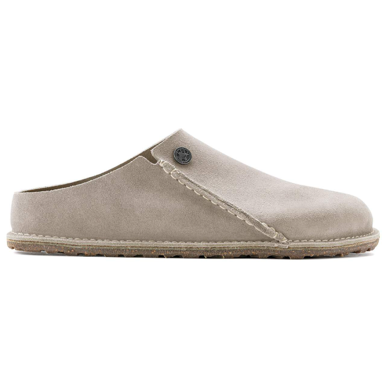 Birkenstock Zermatt Premium Suede Leather Stone Coin Narrow