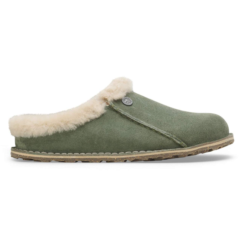 Birkenstock Zermatt Premium Suede Leather Thyme Narrow