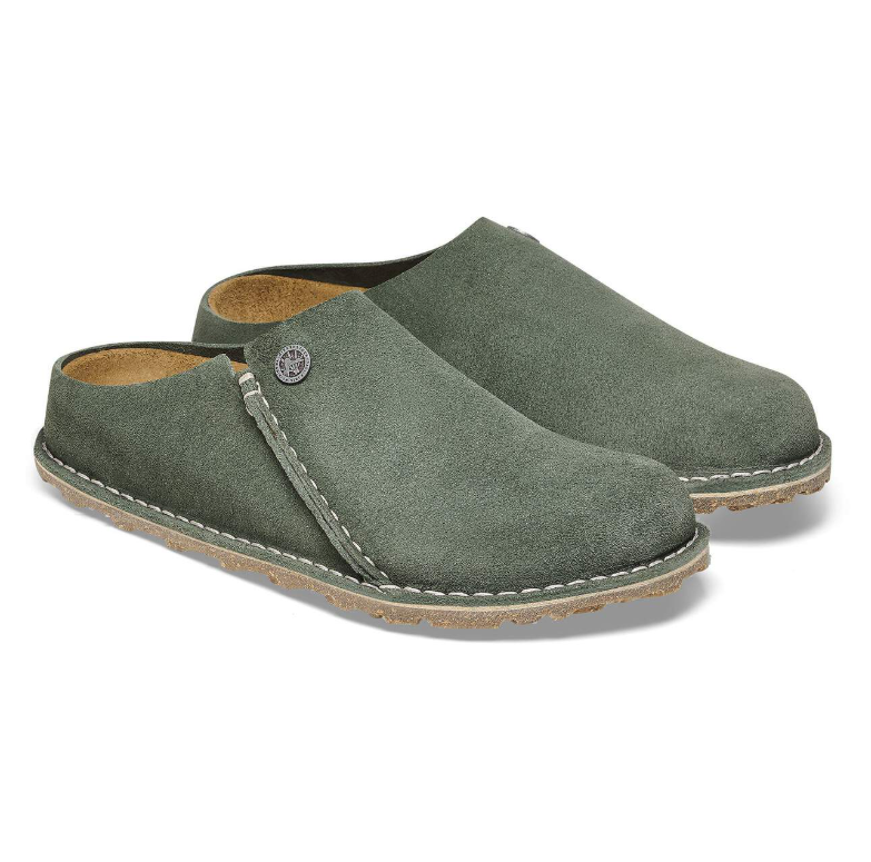 Birkenstock Zermatt Premium Suede Leather Thyme Narrow