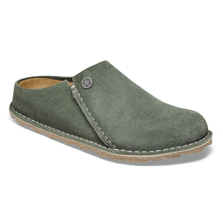 Birkenstock Zermatt Premium Suede Leather Thyme Narrow