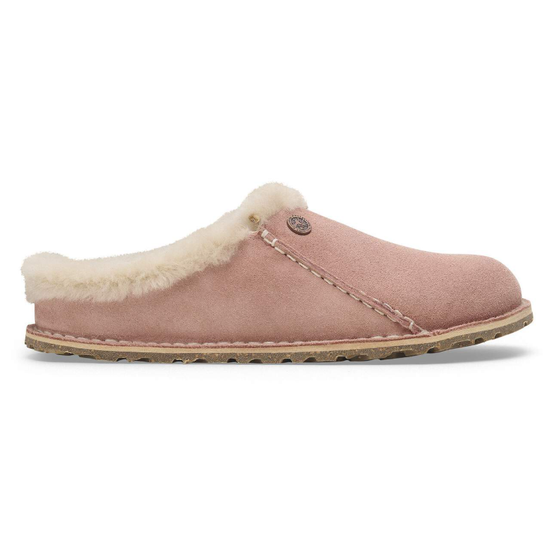 Birkenstock Zermatt Premium Suede Leather Pink Clay Narrow