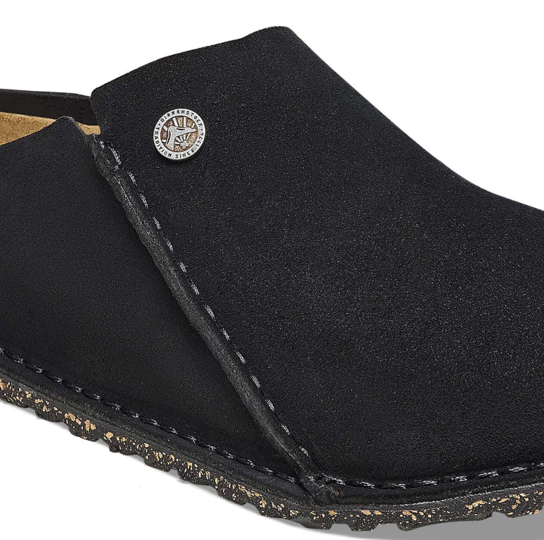 Birkenstock Zermatt Premium Suede Leather Black Regular
