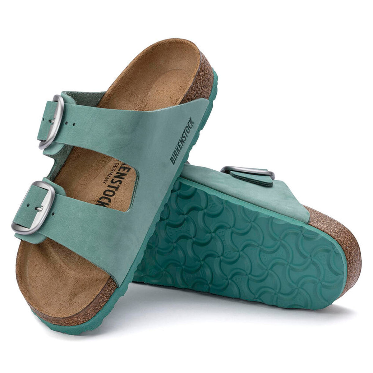 Birkenstock Arizona Big Buckle NU Nubuck Leather Sandals - Berly - Narrow