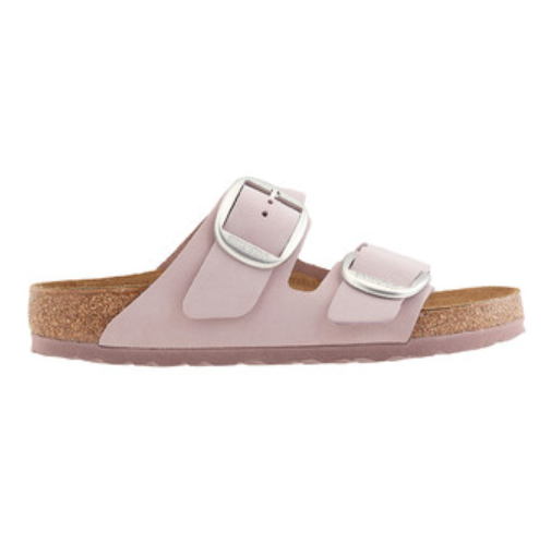 Birkenstock Arizona Big Buckle Nubuck Leather Sandals - Yomo Lilac - Narrow