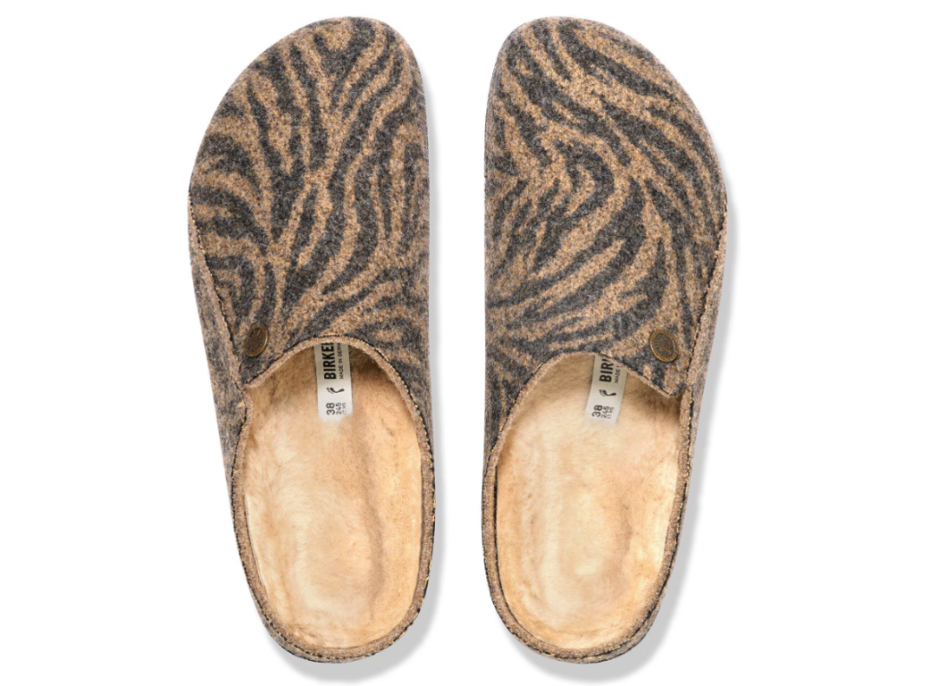Birkenstock Zermatt Felt Zebra Toffee Melange Narrow