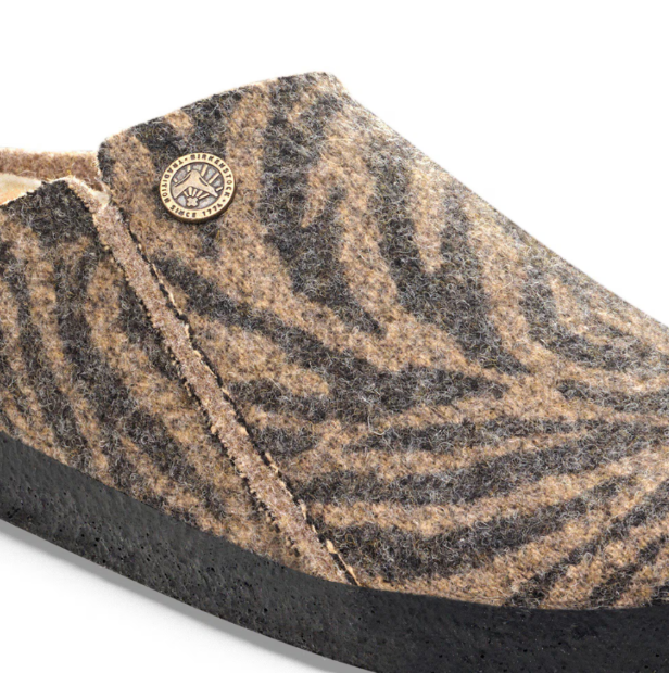 Birkenstock Zermatt Felt Zebra Toffee Melange Narrow