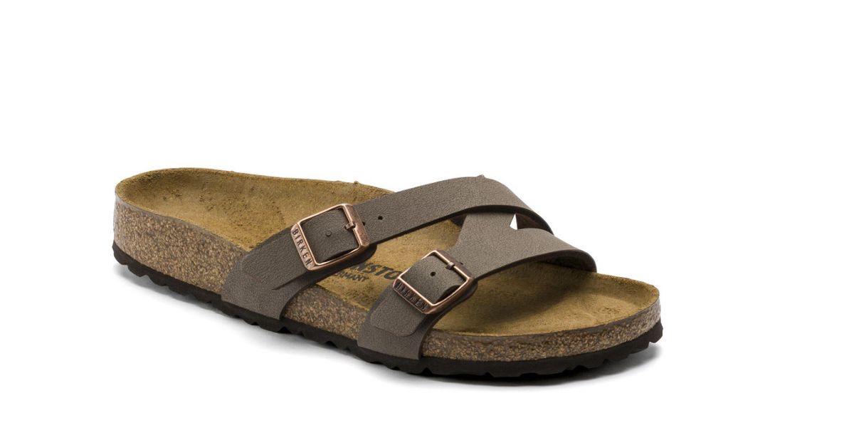 Birkenstock Yao Birkibuc Nubuck Mocha Sandals Regular
