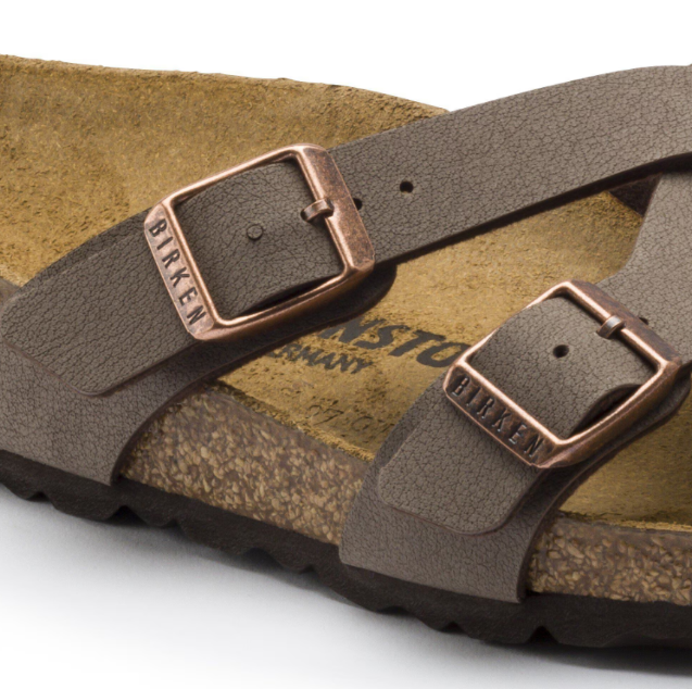 Birkenstock Yao Birkibuc Nubuck Mocha Sandals Regular