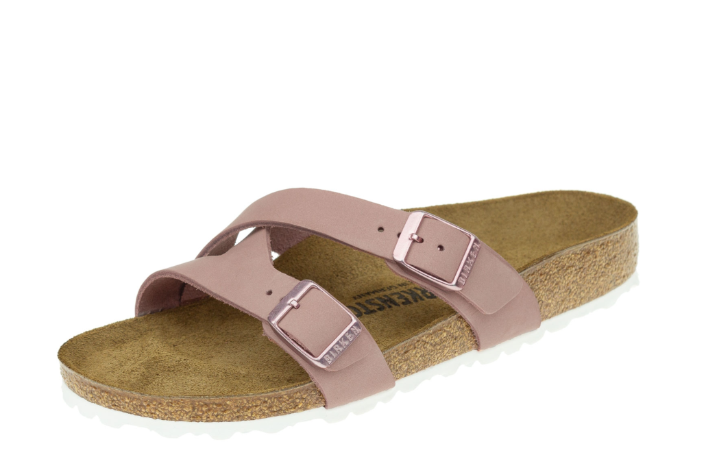 Birkenstock Yao Balance Nubuck Leather Old Rose Narrow
