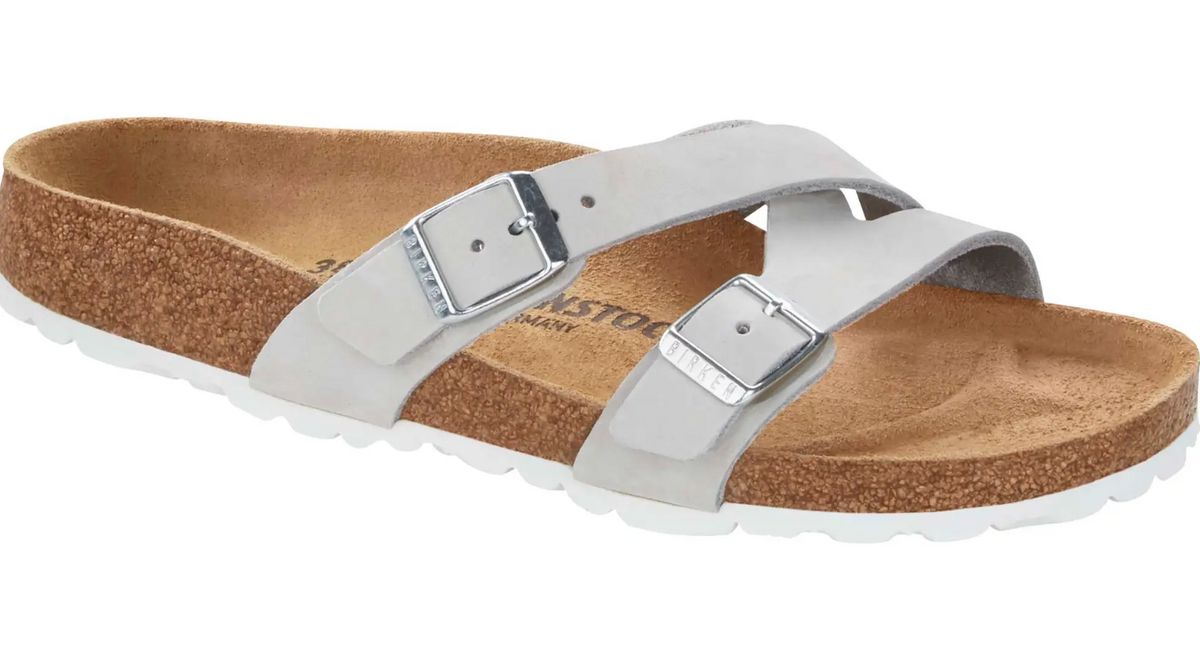Birkenstock Yao Balance Nubuck Leather Mineral Narrow