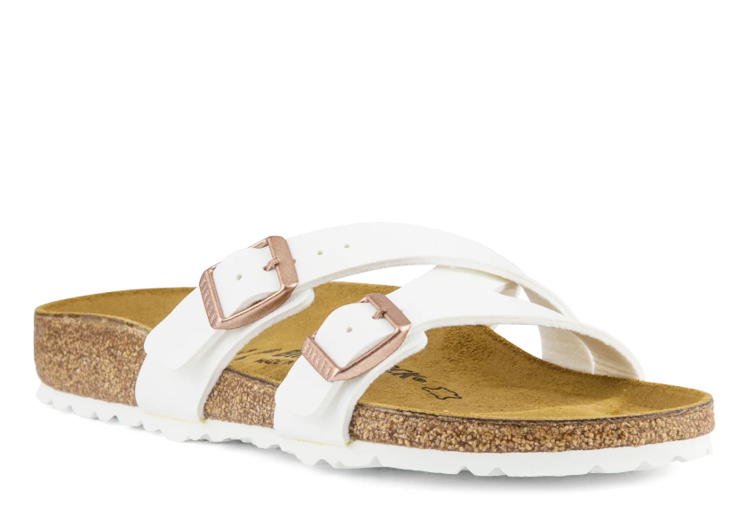 Birkenstock Yao Balance Birko-Flor White Narrow