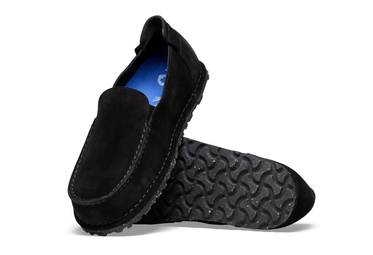 Birkenstock Utti Suede Leather Black Regular