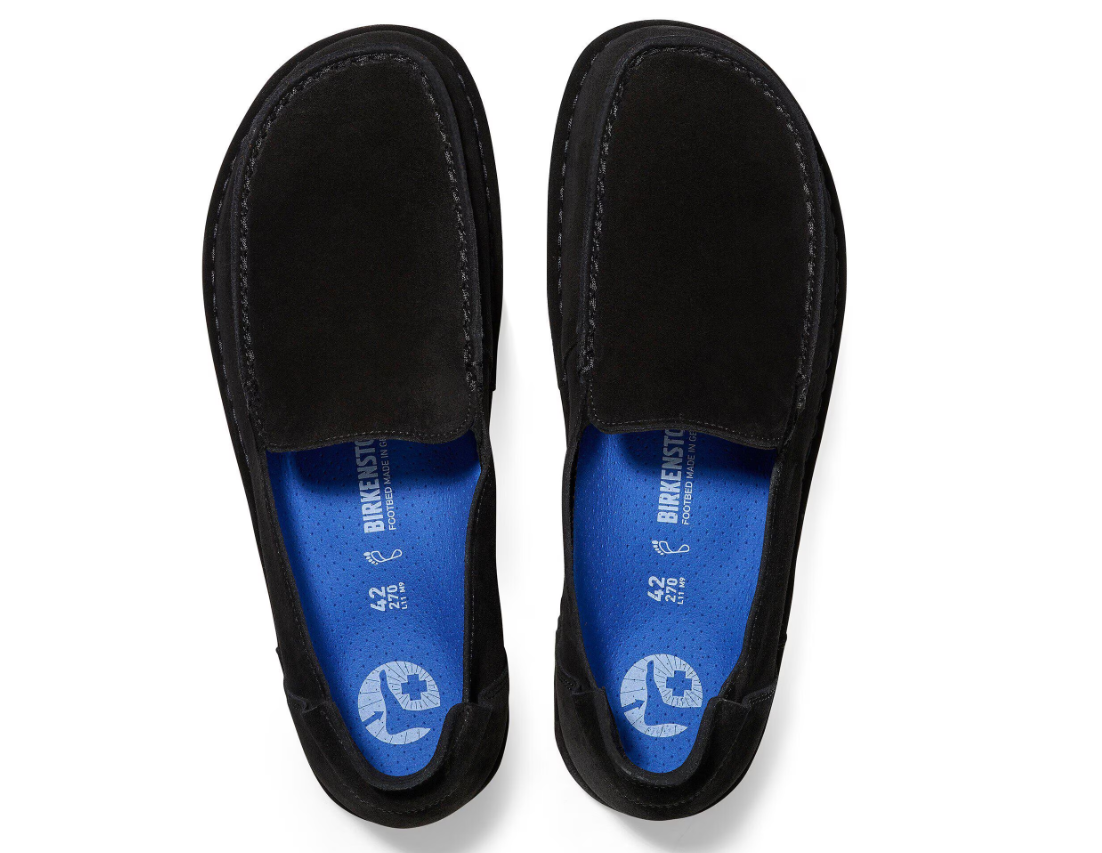 Birkenstock Utti Suede Leather Black Regular