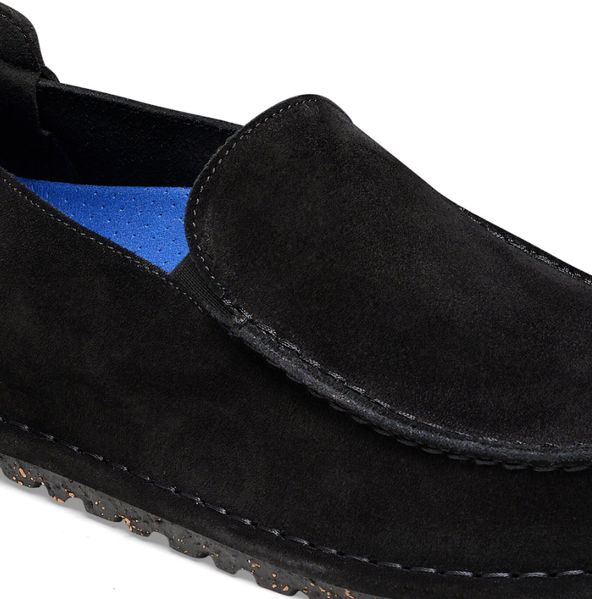 Birkenstock Utti Suede Leather Black Regular