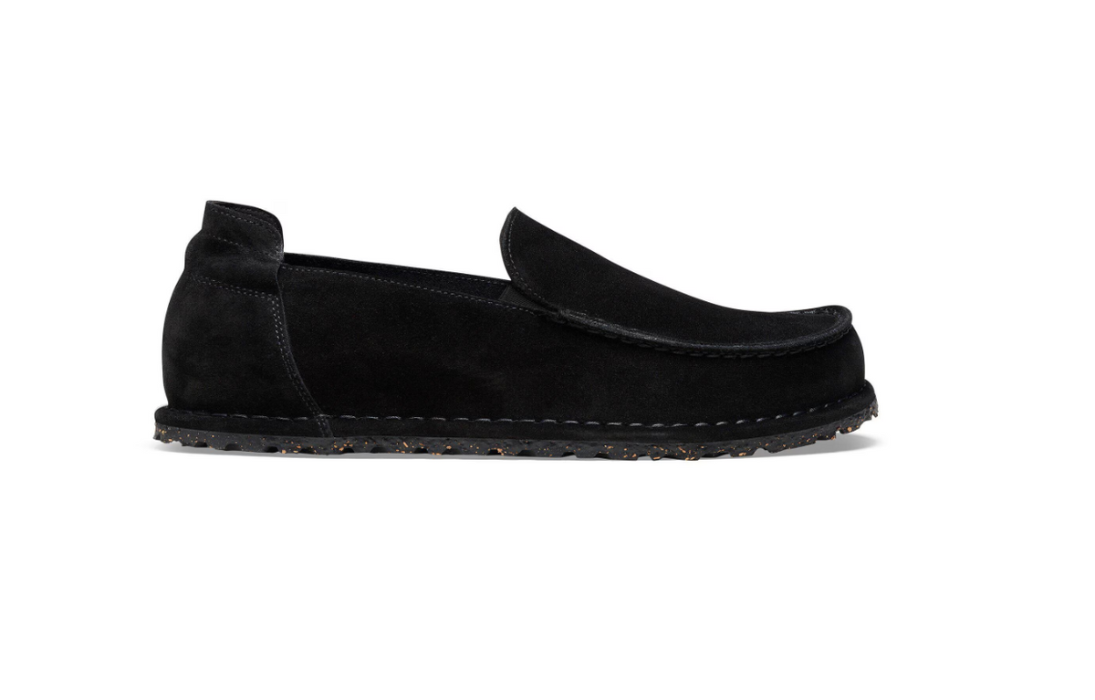 Birkenstock Utti Suede Leather Black Regular