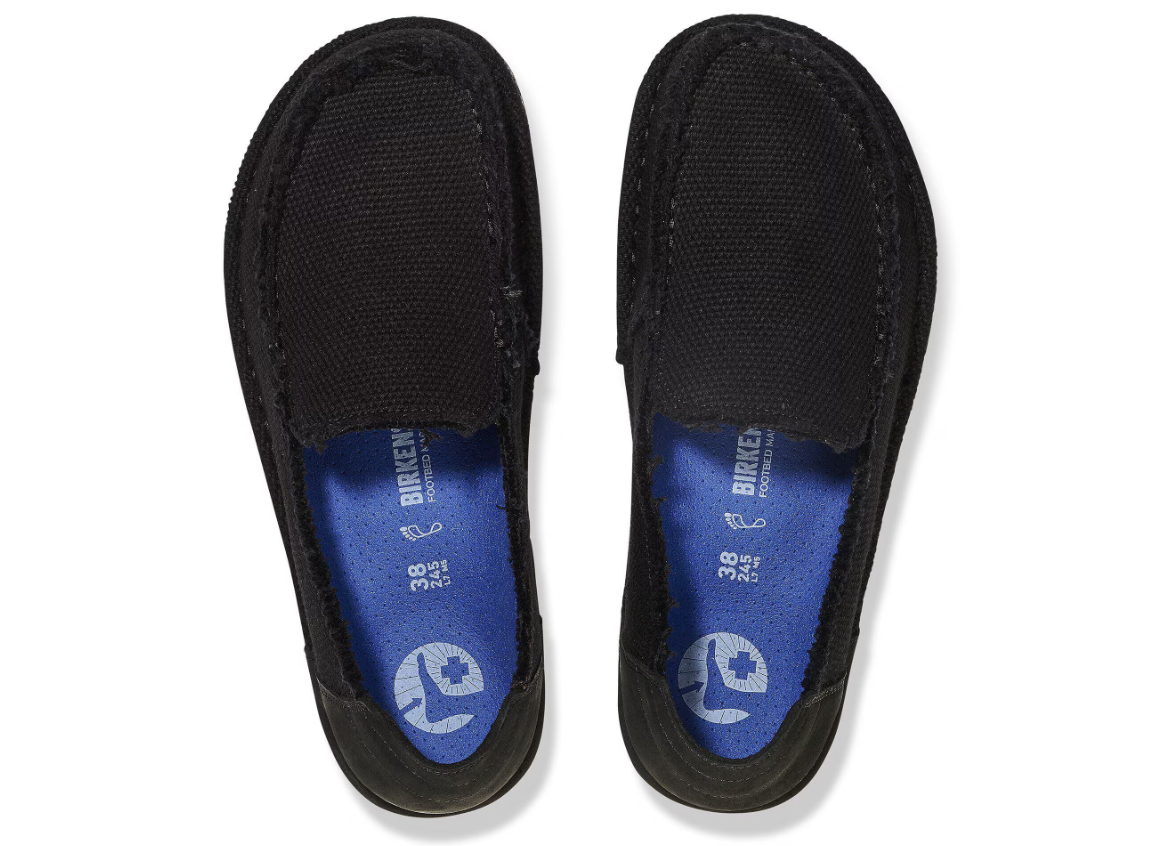 Birkenstock Utti Low Slip On Textile - Black, Regular