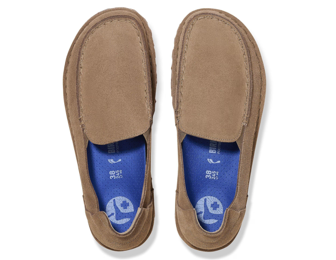 Birkenstock Utti Suede Leather Taupe Regular