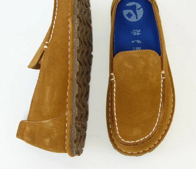 Birkenstock Utti Slip On Suede Leather Mink Narrow
