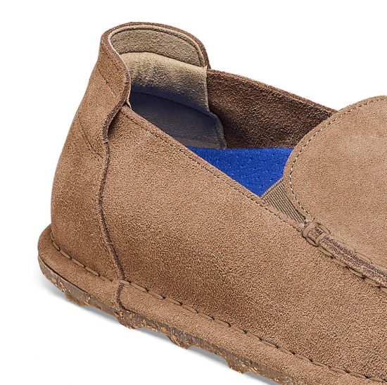 Birkenstock Utti Suede Leather Taupe Narrow