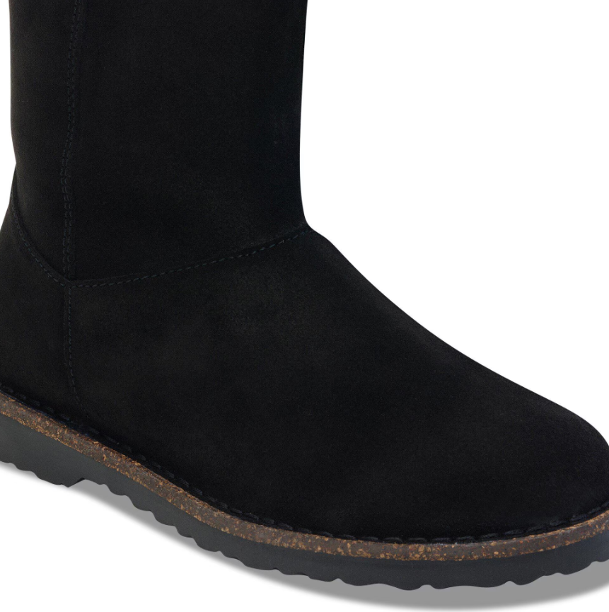 Birkenstock Uppsala Zip Shearling Black Narrow