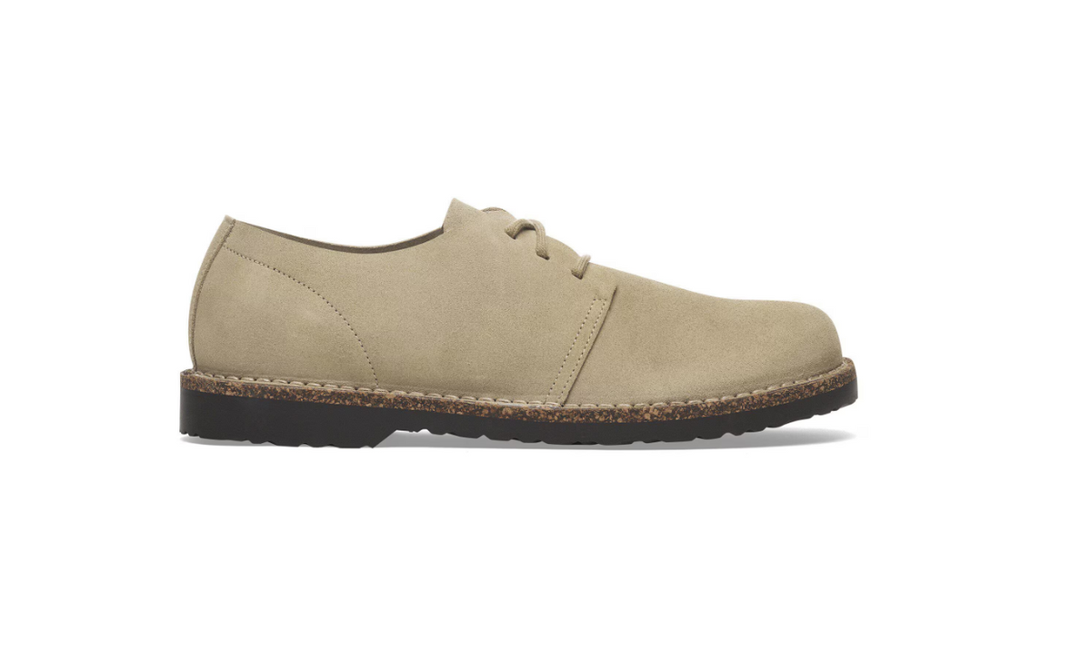 Birkenstock Uppsala Low Faded Suede Leather - Khaki, Regular