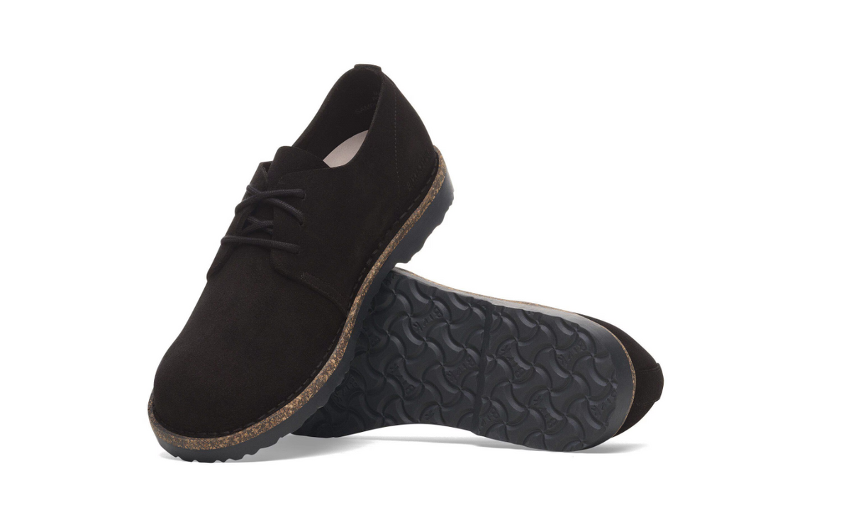 Birkenstock Uppsala Low Suede Leather Black Regular