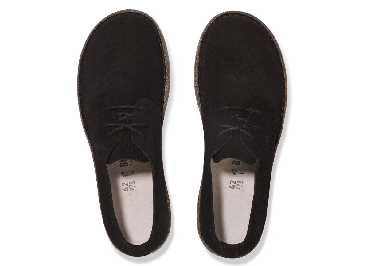 Birkenstock Uppsala Low Suede Leather Black Regular