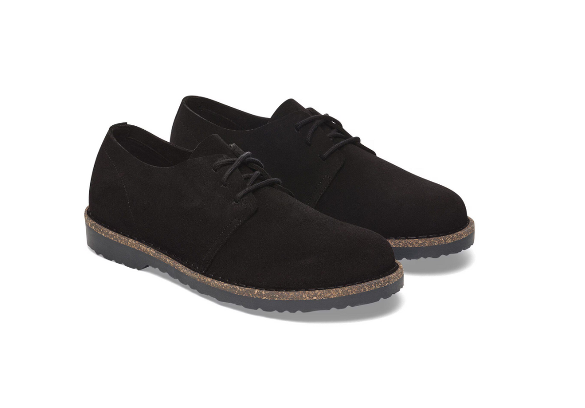 Birkenstock Uppsala Low Suede Leather Black Regular