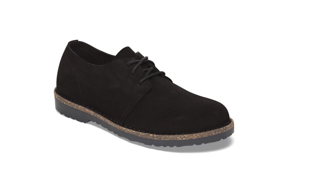 Birkenstock Uppsala Low Suede Leather Black Regular