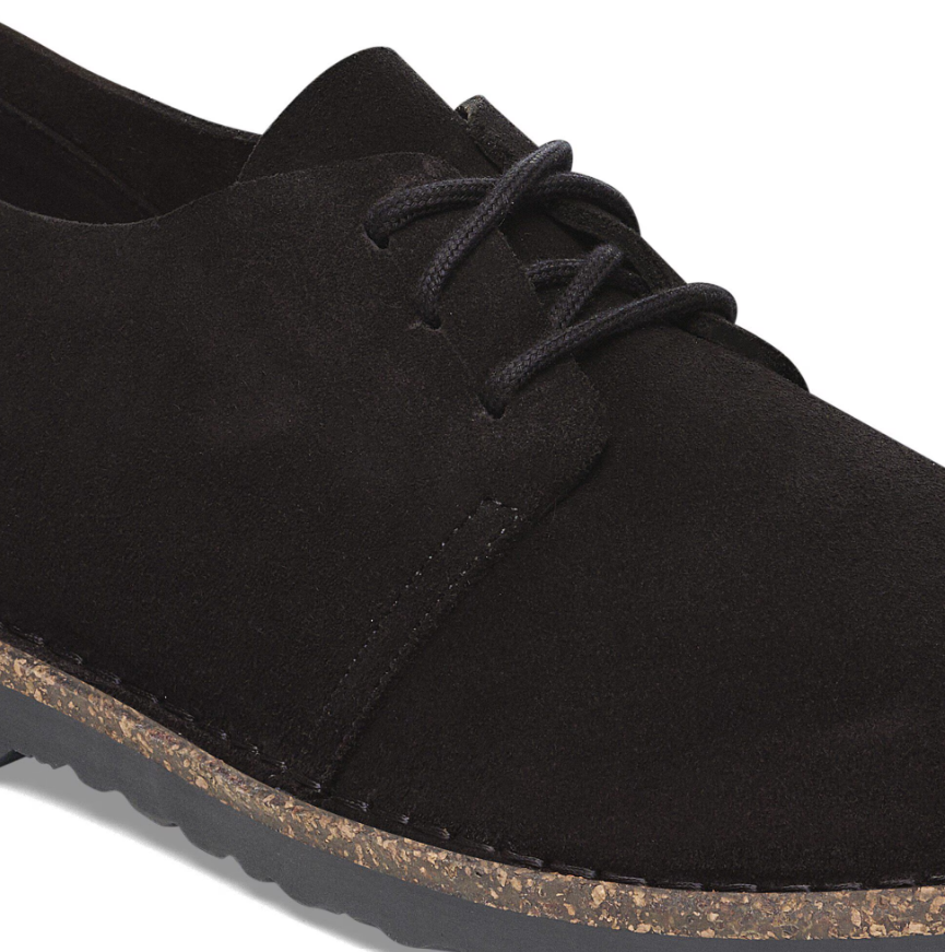 Birkenstock Uppsala Low Suede Leather Black Regular
