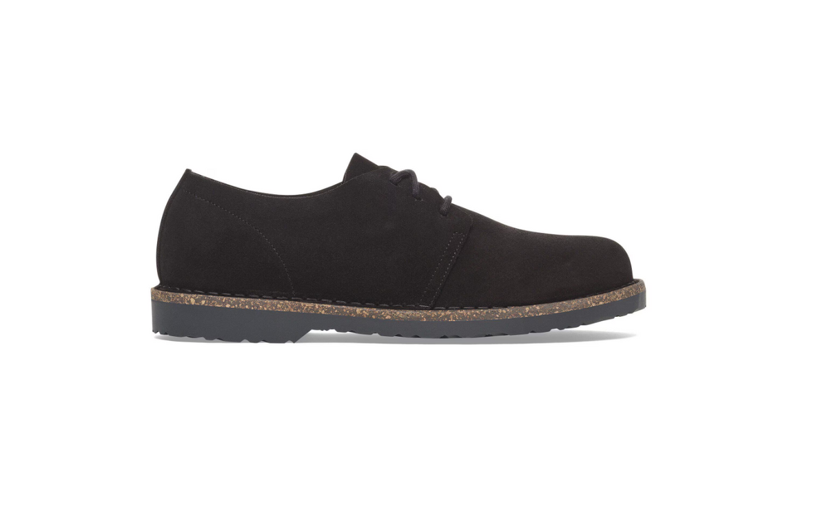 Birkenstock Uppsala Low Suede Leather Black Regular