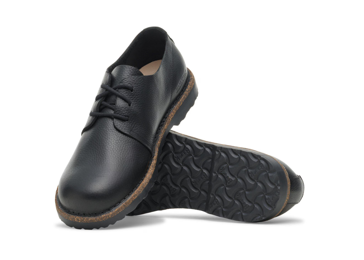 Birkenstock Uppsala Low Natural Leather Black Regular