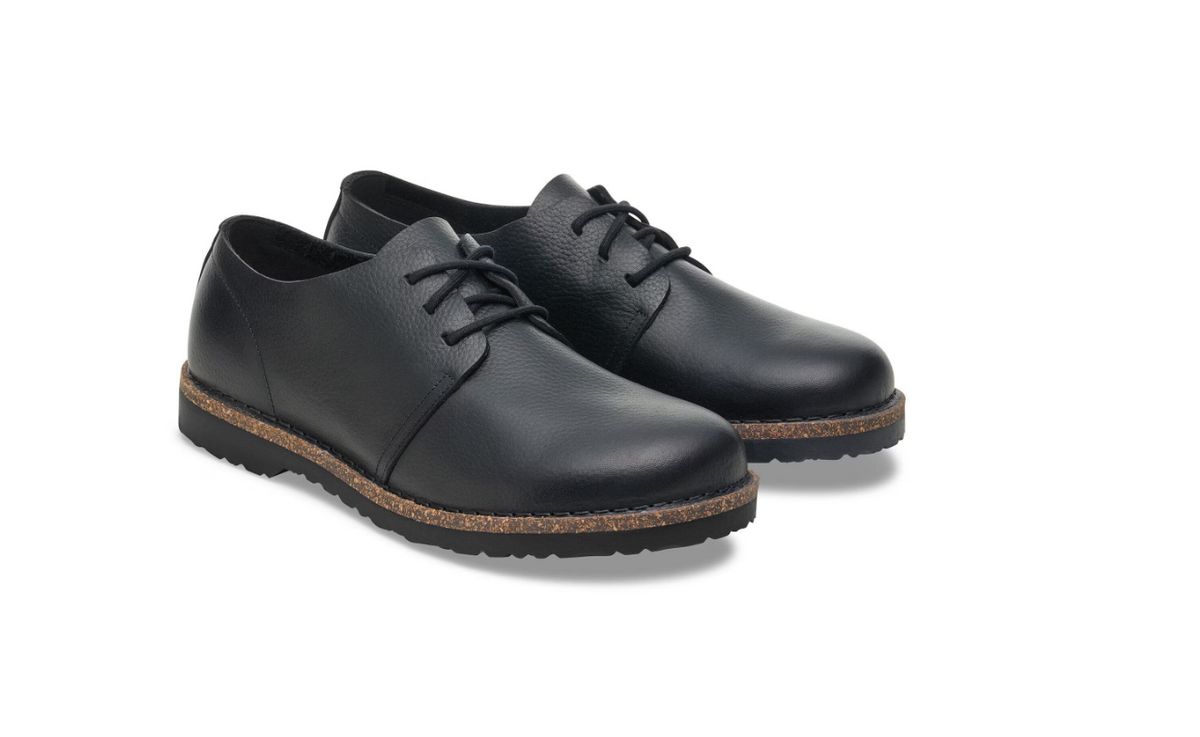 Birkenstock Uppsala Low Natural Leather Black Regular