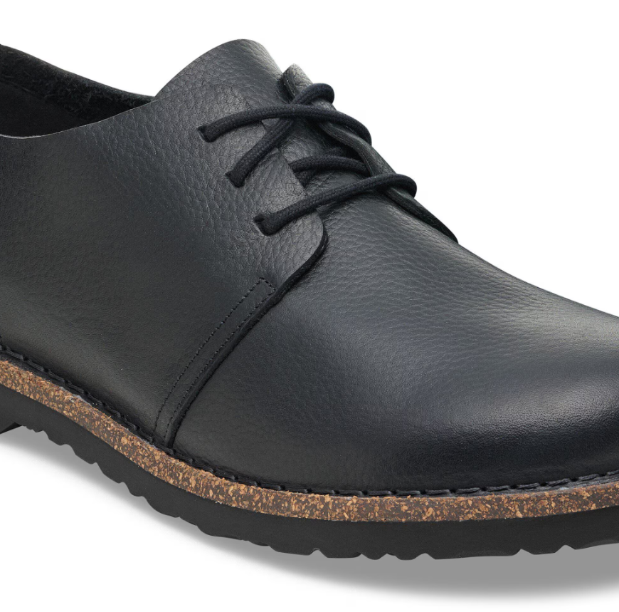 Birkenstock Uppsala Low Natural Leather Black Regular