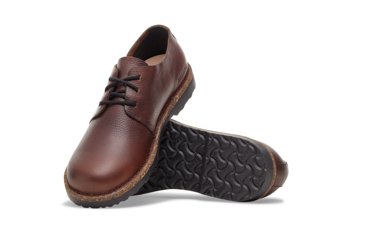 Birkenstock Uppsala Low Natural Leather Chocolate Regular
