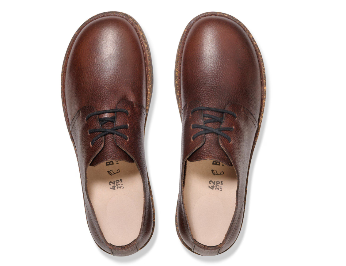 Birkenstock Uppsala Low Natural Leather Chocolate Regular
