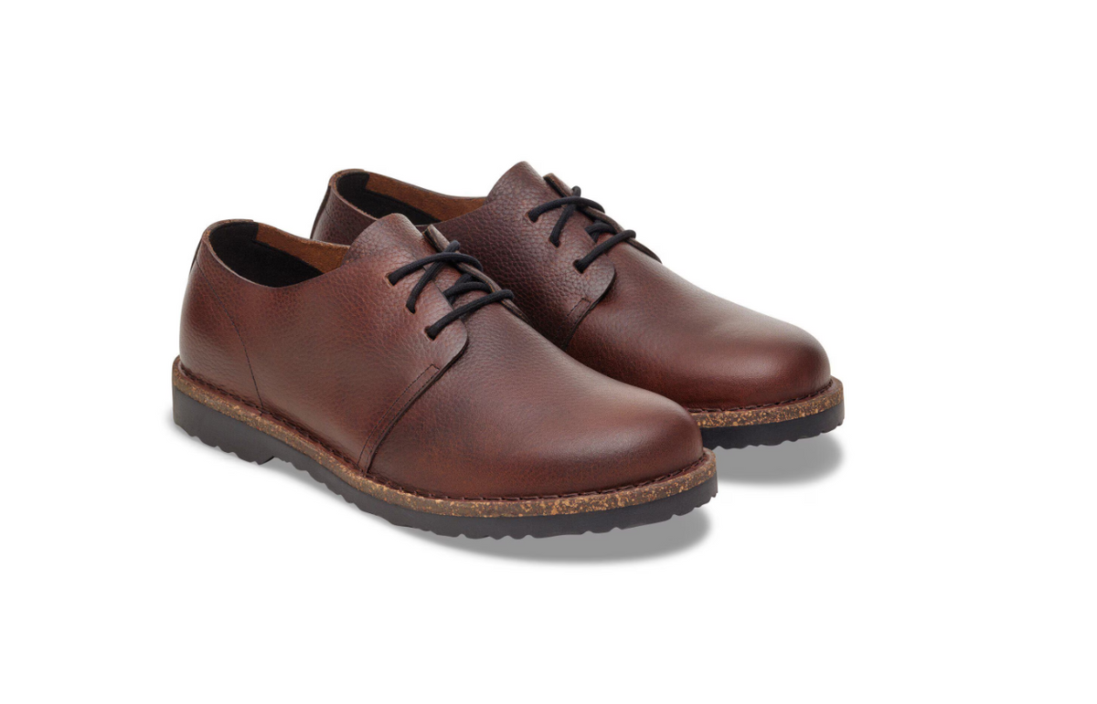Birkenstock Uppsala Low Natural Leather Chocolate Regular