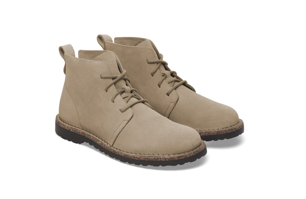 Birkenstock Uppsala Mid Suede Leather Taupe Regular