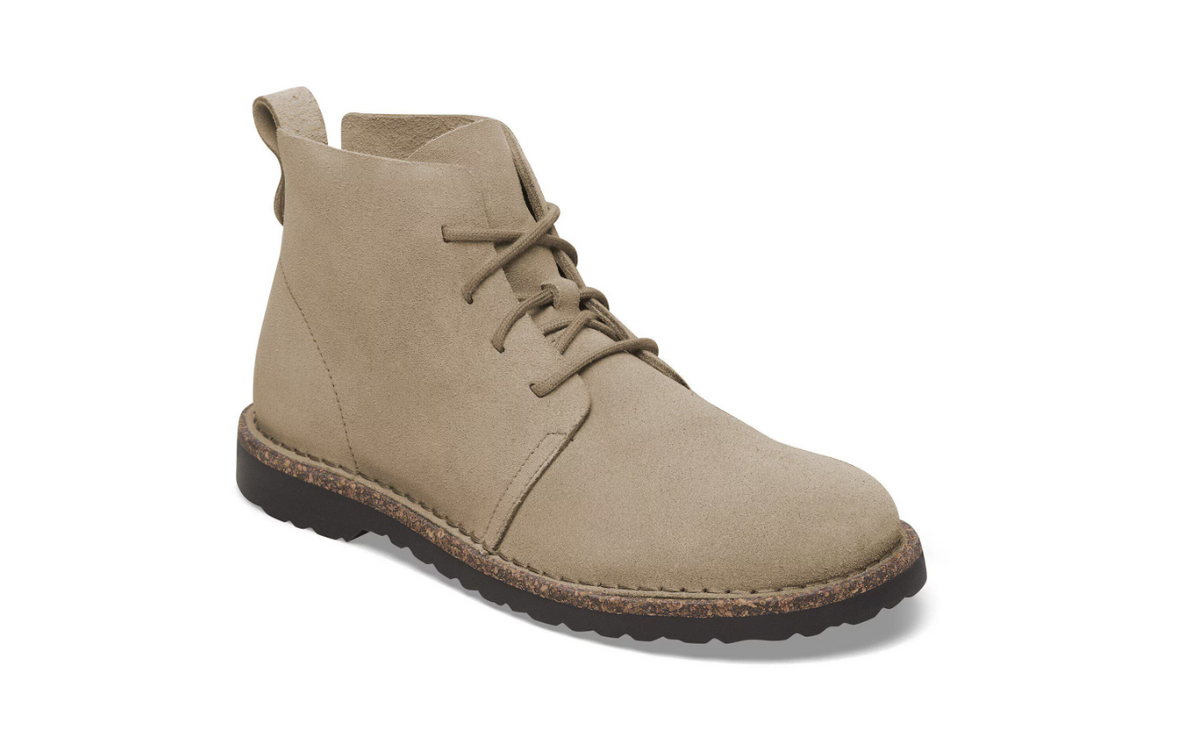 Birkenstock Uppsala Mid Suede Leather Taupe Regular