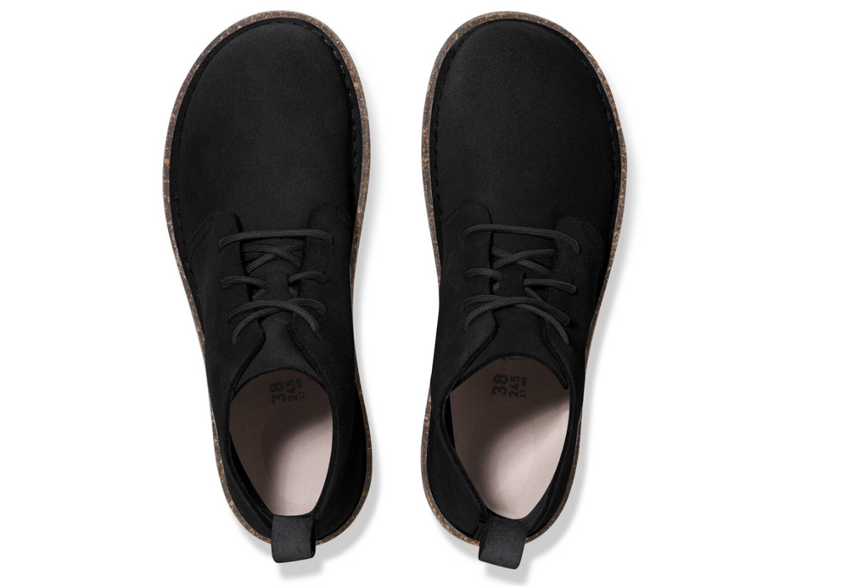 Birkenstock Uppsala Mid Suede Leather Black Regular