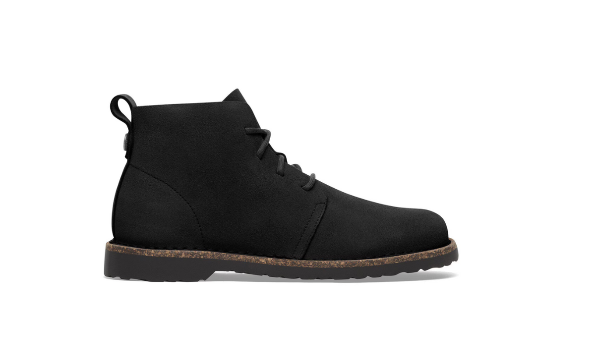 Birkenstock Uppsala Mid Suede Leather Black Narrow
