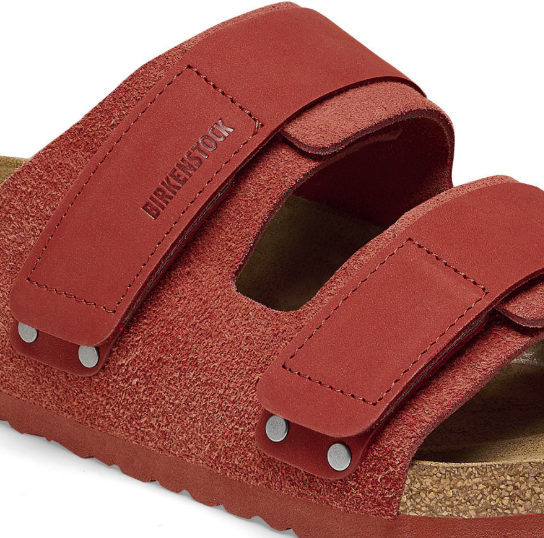 Birkenstock Uji Nubuck Leather/Suede Sienna Red Narrow