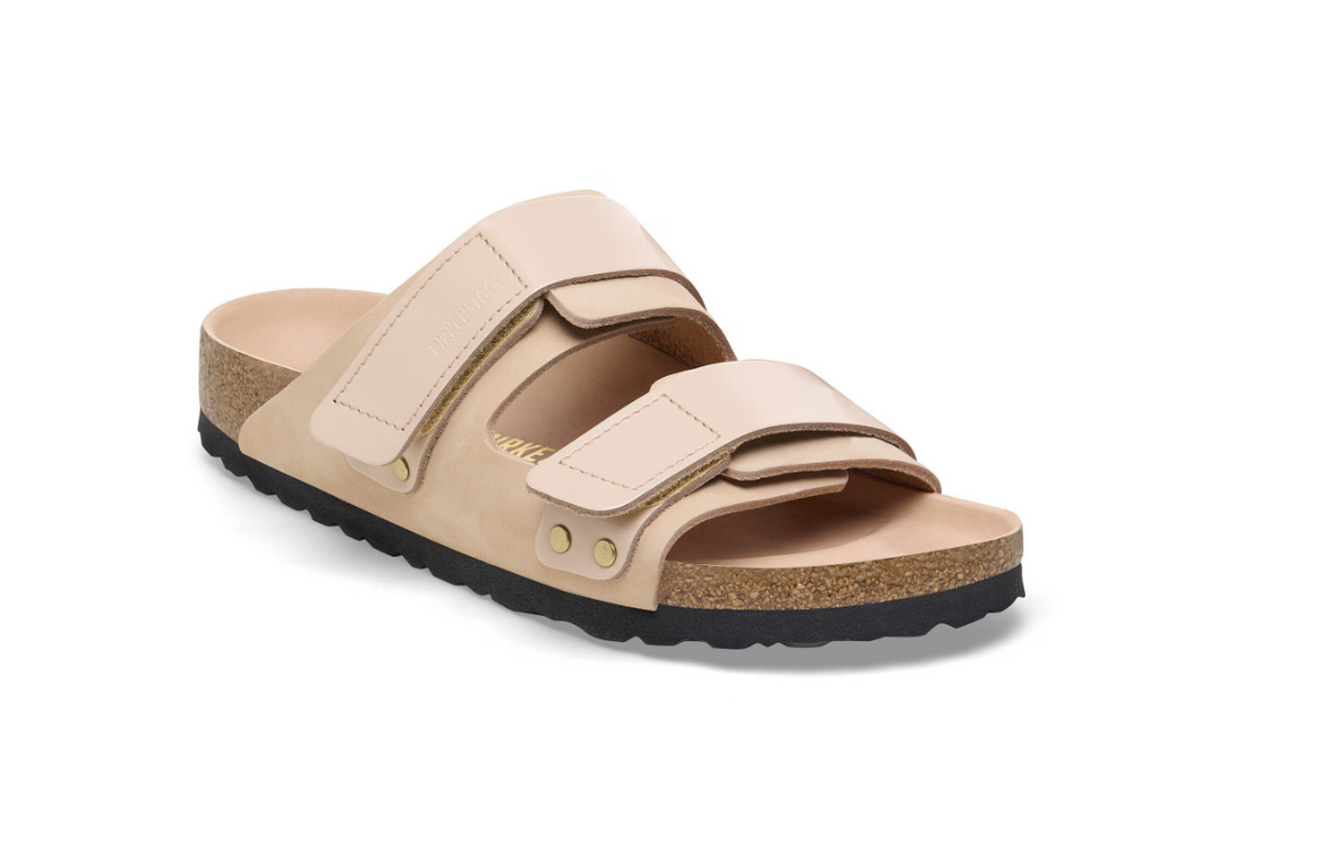 Birkenstock Uji Nubuck Leather Sandals New Beige Narrow