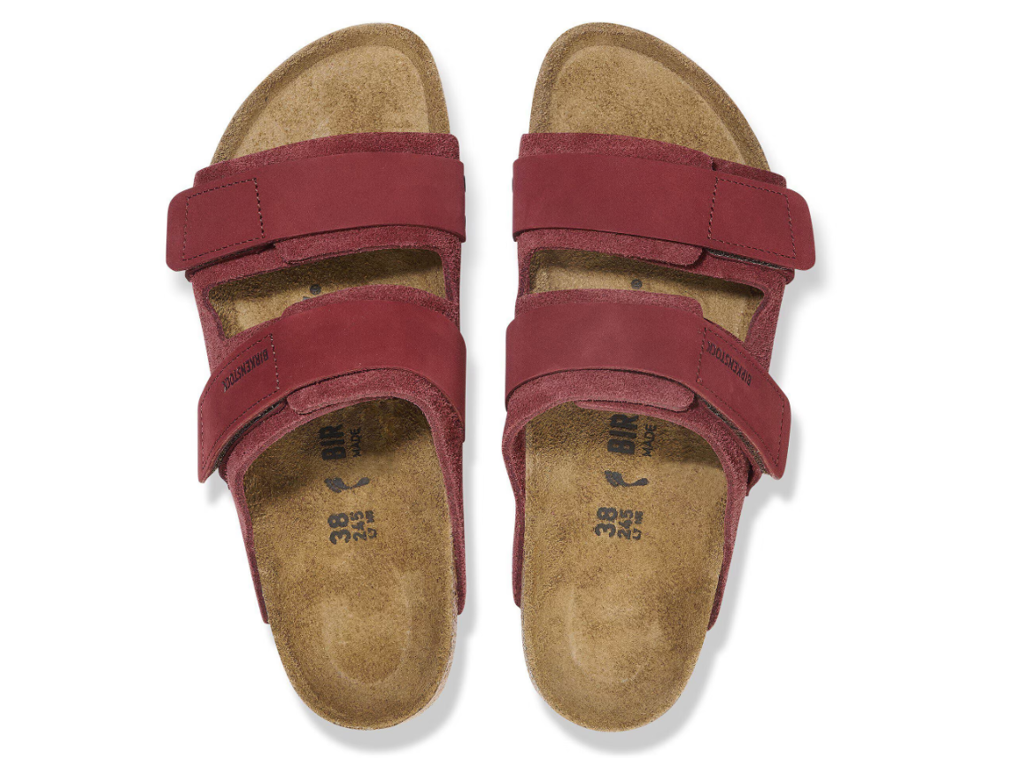 Birkenstock Uji Nubuck-Suede Leather - Zinfandel, Narrow