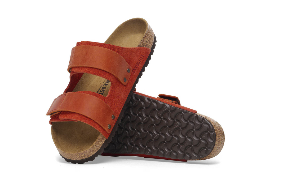 Birkenstock Uji Nubuck-Suede Leather Rust - Brown, Regular